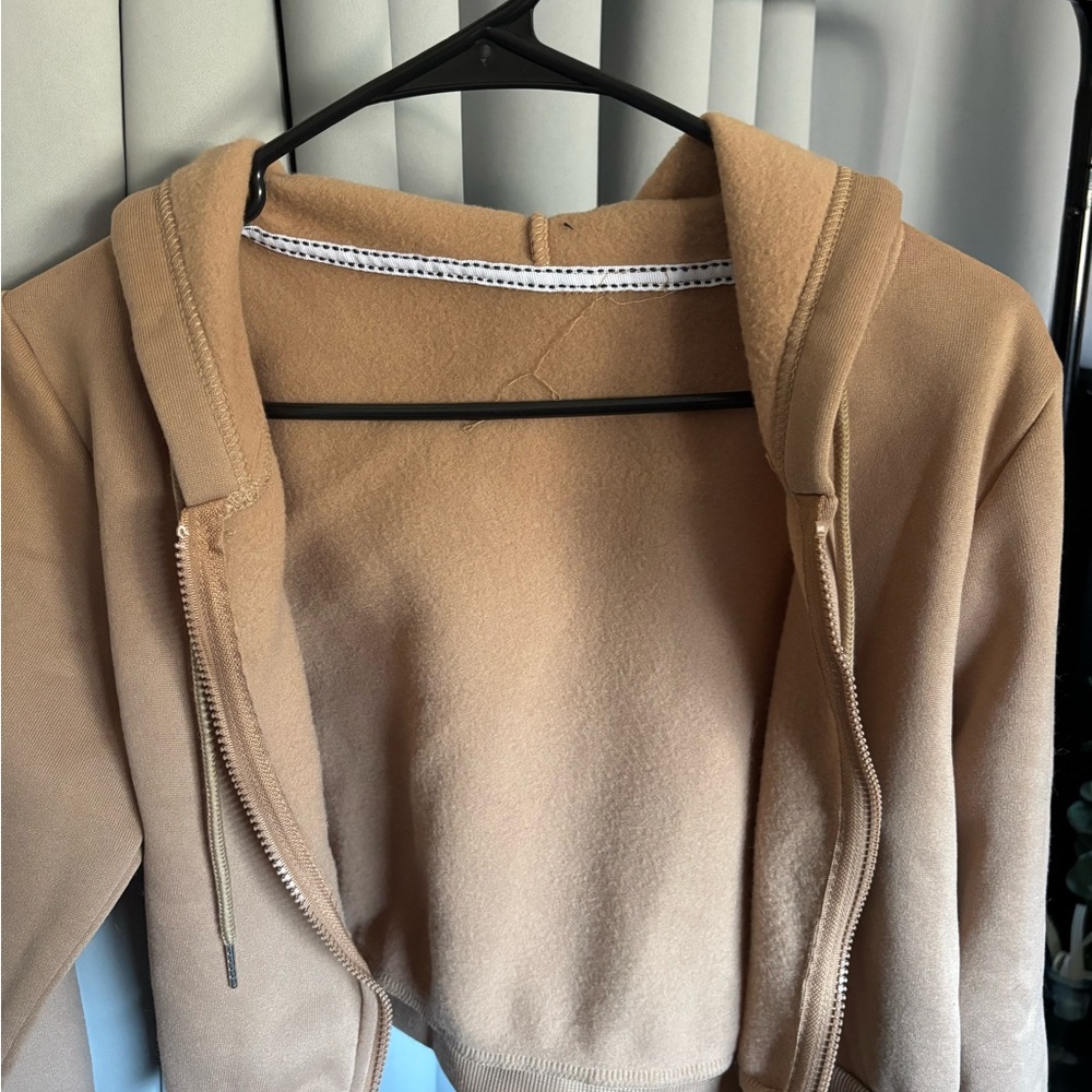 Amazon Women's Cozy Tan Teddy Jacket
